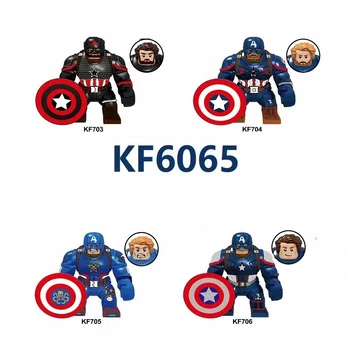 20PCS Building Blocks Big Figures Captain America Bricks Spider Man Action Model Learning Children Kids Dolls Gift Toys KF6065
20PCS Building Blocks Big Figures Captain America Bricks Spider Man Action Model Learning Children Kids Dolls Gift Toys KF6065