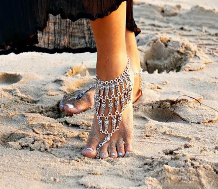 Europe And America Fashion Ankle Ring Exaggeration-Style Retro National Wind Water Droplet Tassels Coin Anklet Women's 
Europe And America Fashion Ankle Ring Exaggeration-Style Retro National Wind Water Droplet Tassels Coin Anklet Women's