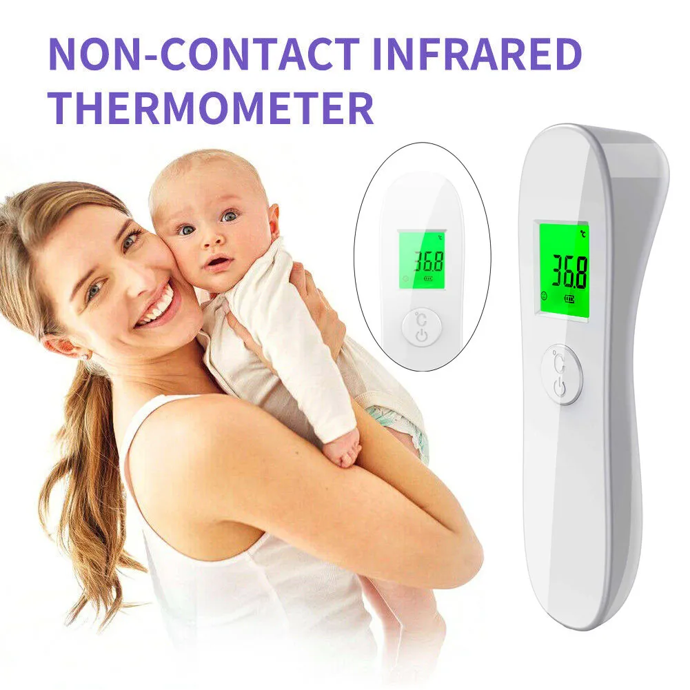 No-Contact Touch IR Infrared Digital LCD Thermometer Baby Adult Infrared Thermometer Forehead Temperature Meter
No-Contact Touch IR Infrared Digital LCD Thermometer Baby Adult Infrared Thermometer Forehead Temperature Meter