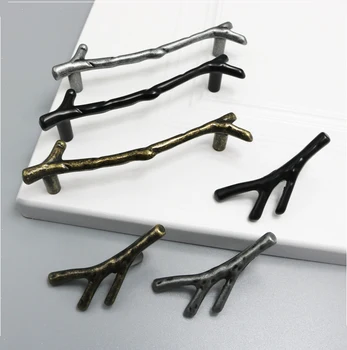Tree Branch Furniture Handle Single Hole 96mm 128mm Black Silver Bronze Kitchen Cabinet Handles Drawer Knobs Door Pulls Hardware
Tree Branch Furniture Handle Single Hole 96mm 128mm Black Silver Bronze Kitchen Cabinet Handles Drawer Knobs Door Pulls Hardware