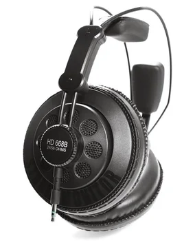 

Superlux HD668B Headphones Professional Semi-open Studio Standard Dynamic Headset Monitoring With Dual Mic Noise Isolation