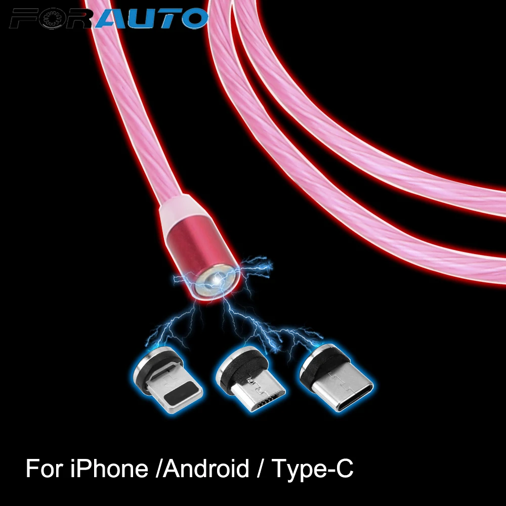 FORAUTO Data Line Streamer Atmosphere Car Decorative Lamp Magnetic USB Charger Cable For iPhone For Android For Type-C
FORAUTO Data Line Streamer Atmosphere Car Decorative Lamp Magnetic USB Charger Cable For iPhone For Android For Type-C