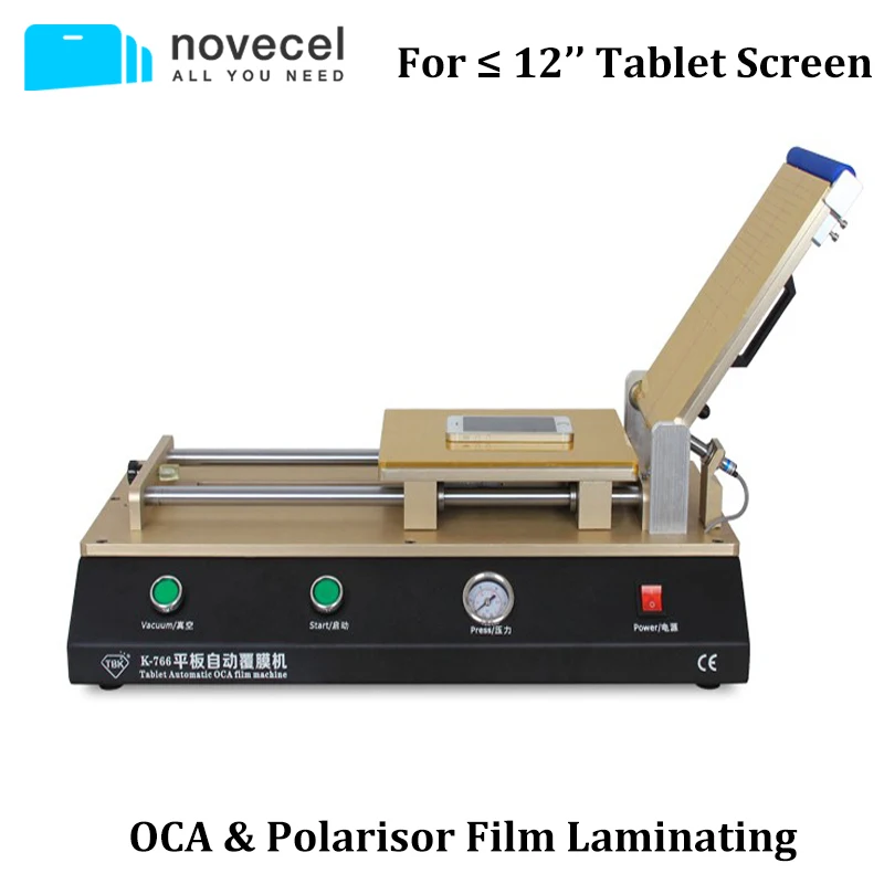 12" Tablet Laminator Machine Automatic OCA Polarizer Film Laminating Machine for LCD Repair Need Air Compressor
12" Tablet Laminator Machine Automatic OCA Polarizer Film Laminating Machine for LCD Repair Need Air Compressor