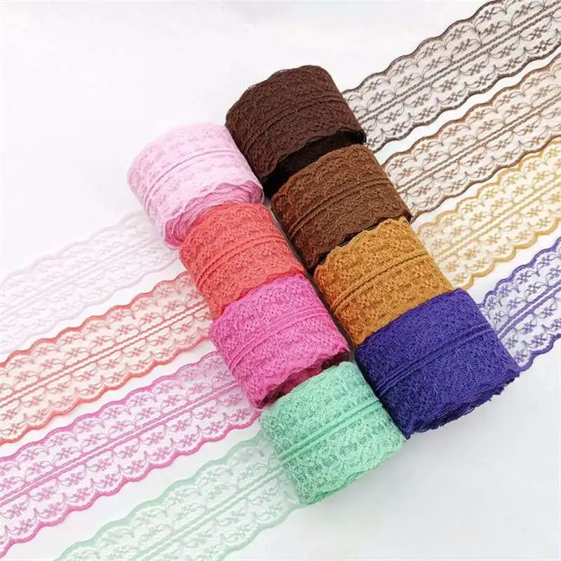 DIY Wedding/Birthday/Christmas Decorations Ribbon Lace Trim 3/4" 20mm Wide (11yards/lot) Handicrafts Embroidered Net
DIY Wedding/Birthday/Christmas Decorations Ribbon Lace Trim 3/4" 20mm Wide (11yards/lot) Handicrafts Embroidered Net