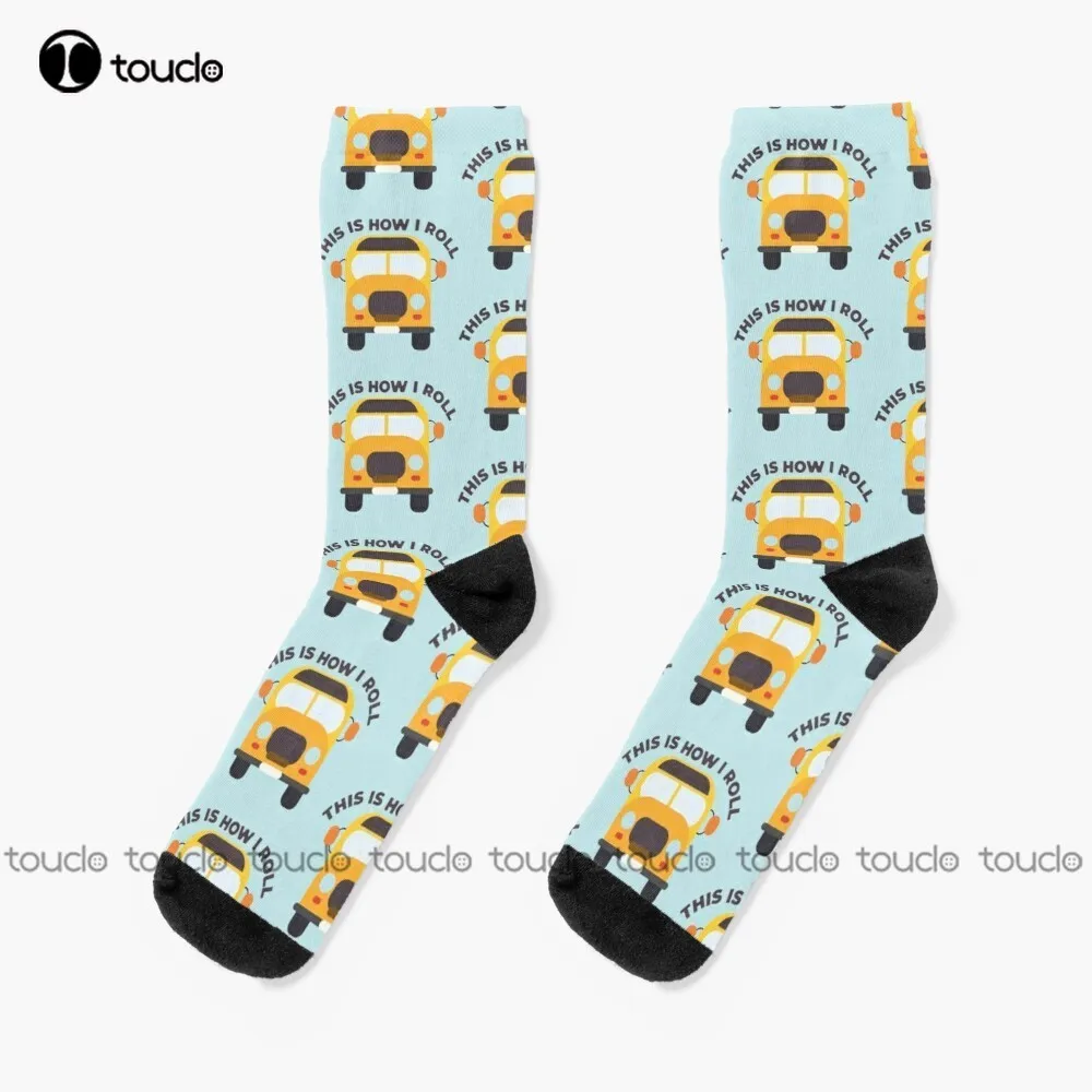 This Is How I Roll School Bus Socks Unning Socks Women Christmas New Year Gift 360° Digital Print Personalized Custom Women Men 
This Is How I Roll School Bus Socks Unning Socks Women Christmas New Year Gift 360° Digital Print Personalized Custom Women Men