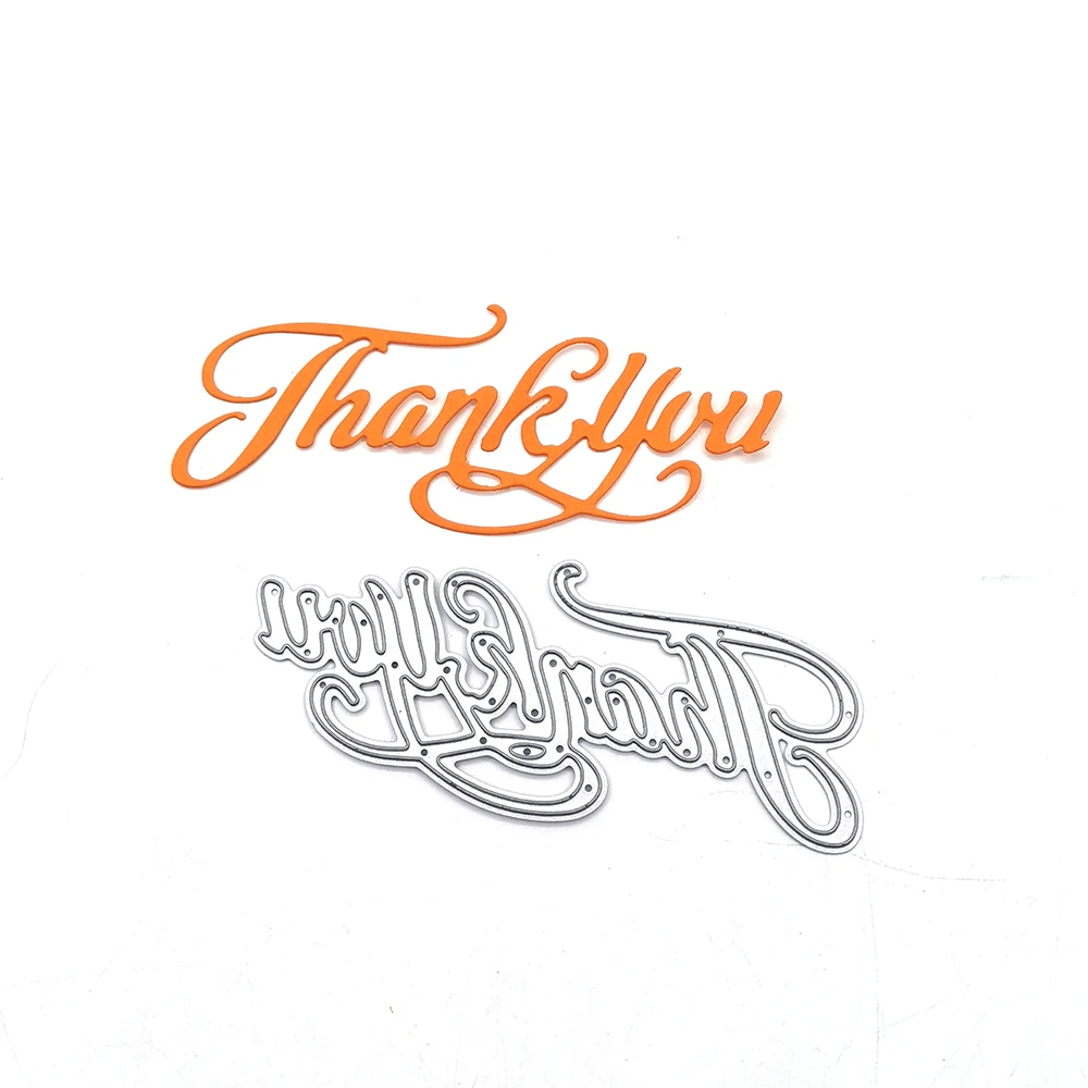 Металлические пресс-формы Julyarts THANK YOU штампы для скрапбукинга распродажа
