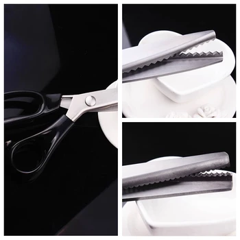 Sewing Cut 8/9/10/11/12 Inch Zig Zag Scissor Fabric Sharp Upholstery Tool High Quality Dressmaking Tailor Leather Fabric Shear
Sewing Cut 8/9/10/11/12 Inch Zig Zag Scissor Fabric Sharp Upholstery Tool High Quality Dressmaking Tailor Leather Fabric Shear