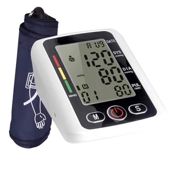 Automatic Digital Upper Arm Blood Pressure Monitor Arm Sphygmomanometer Pulsometer Meter
Automatic Digital Upper Arm Blood Pressure Monitor Arm Sphygmomanometer Pulsometer Meter