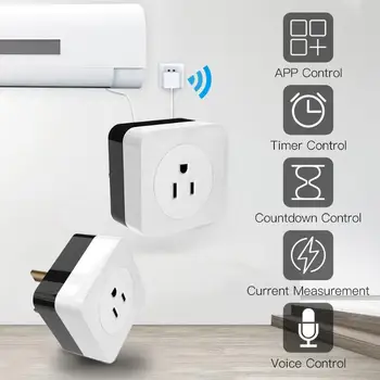 Mini 110-240V WiFi Voice Plug Control Smart Socket Intelligent Compatible for Alexa Google Household Creative Accessories
Mini 110-240V WiFi Voice Plug Control Smart Socket Intelligent Compatible for Alexa Google Household Creative Accessories