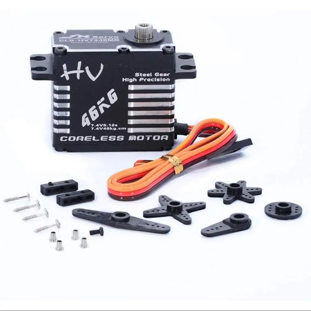 JX Servo CLS-HV7346MG Digital Servo Coreless Metal Steering Gear Servo Motor With 46KG Torque 2 Ball Bearing For RC Model
JX Servo CLS-HV7346MG Digital Servo Coreless Metal Steering Gear Servo Motor With 46KG Torque 2 Ball Bearing For RC Model