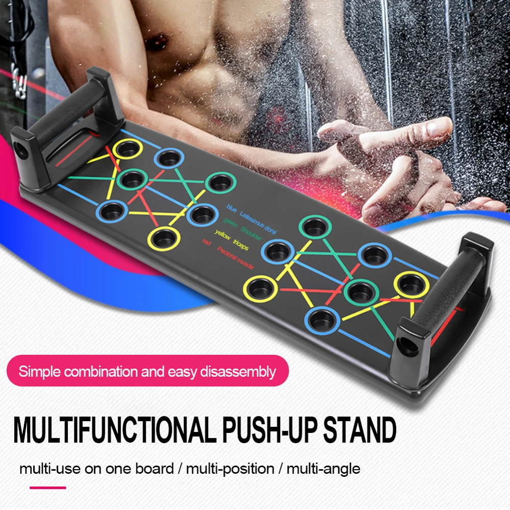 Unisex Push Up Rack Push-up Stand Board Gym Home Comprehensive Fitness Tool Exercise Sports Body Building Training Equipment
Unisex Push Up Rack Push-up Stand Board Gym Home Comprehensive Fitness Tool Exercise Sports Body Building Training Equipment