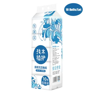10 Rolls/Lot Paper Wood Pulp 4 Layers Soft Skin-friendly Home Bathroom Toilet Roll Paper Home Bath Toilet Paper Roll
10 Rolls/Lot Paper Wood Pulp 4 Layers Soft Skin-friendly Home Bathroom Toilet Roll Paper Home Bath Toilet Paper Roll