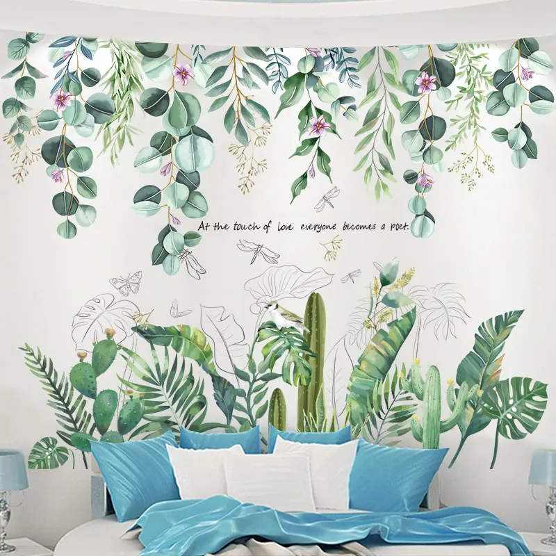 Tree Leaves Wall Stickers PVC Material DIY Green Plants Wall Decals for Living Room Bedroom Home Decoration
Tree Leaves Wall Stickers PVC Material DIY Green Plants Wall Decals for Living Room Bedroom Home Decoration