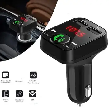 1pc Bluetooth 5.0 FM Transmitter Car MP3 Player Bluetooth Handsfree Car Kit Dual USB Fast Charger Music Audio Receiver Modulator
1pc Bluetooth 5.0 FM Transmitter Car MP3 Player Bluetooth Handsfree Car Kit Dual USB Fast Charger Music Audio Receiver Modulator