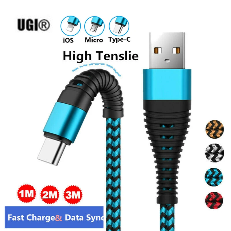 Micro USB Type-C IOS High Speed Fast Charger Cable For Samsung Galaxy S8 / Plus/ Note 8
Micro USB Type-C IOS High Speed Fast Charger Cable For Samsung Galaxy S8 / Plus/ Note 8
