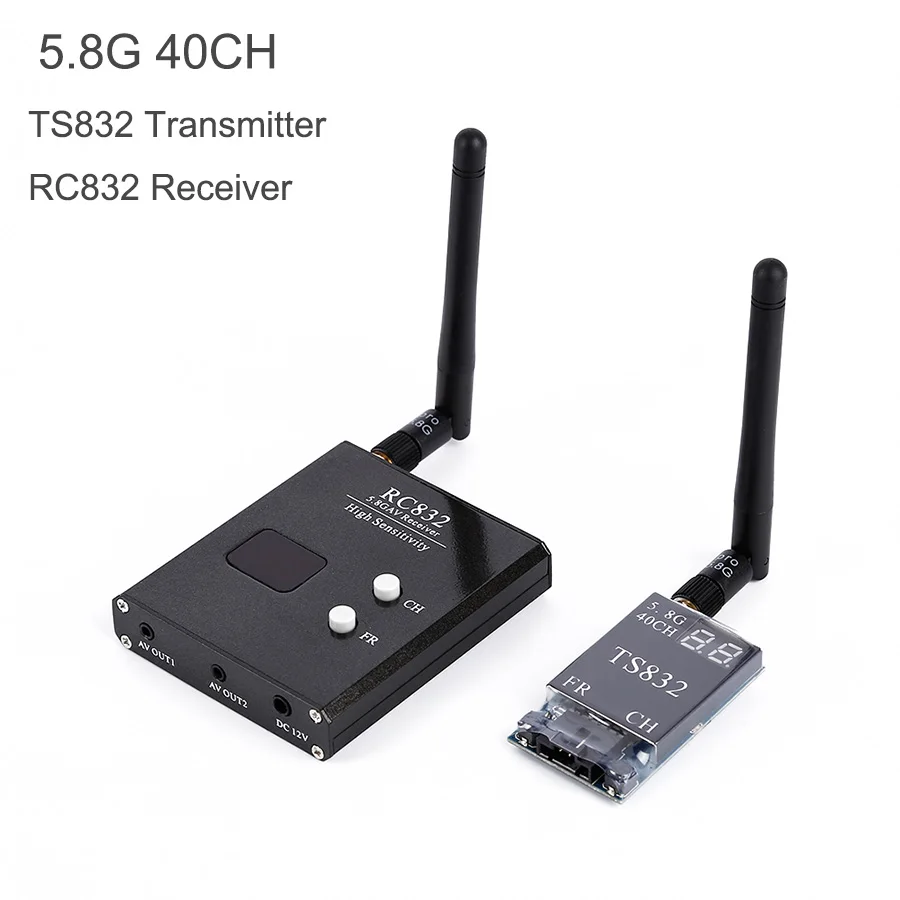 5 8G 48CH TS832 AV передатчик и RC832 приемник Беспроводная аудио/видео передача