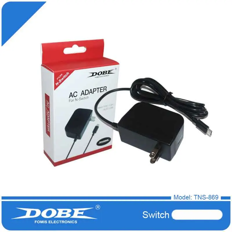 SWITCH game host power supply charger with transformer handle fast-charging AC adapter DOBE TNS-869
SWITCH game host power supply charger with transformer handle fast-charging AC adapter DOBE TNS-869