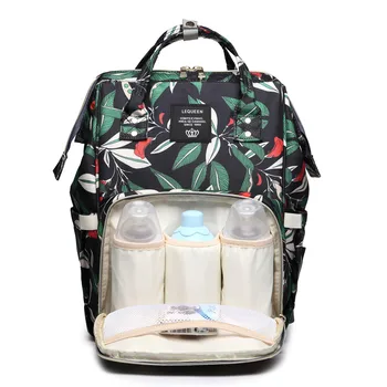 Plant Printed Waterproof Diaper Bags Backpack Nappy Bag Large Capacity Mummy Nursing Bag Maternity Bag for Baby Care
Plant Printed Waterproof Diaper Bags Backpack Nappy Bag Large Capacity Mummy Nursing Bag Maternity Bag for Baby Care