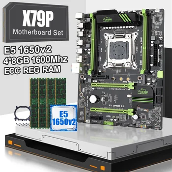 X79P LGA 2011 motherboard set CPU Xeon E5 1650 V2 4x8GB=32GB 1600MHz DDR3 ECC REG memory ATX USB3.0 SATA3
X79P LGA 2011 motherboard set CPU Xeon E5 1650 V2 4x8GB=32GB 1600MHz DDR3 ECC REG memory ATX USB3.0 SATA3
