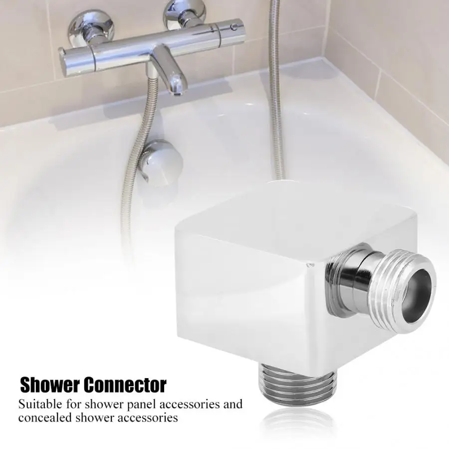 G1/2in Brass Square Shape Shower Connector Wall Mounted Shower Hose Outlet Bathroom Accessories
G1/2in Brass Square Shape Shower Connector Wall Mounted Shower Hose Outlet Bathroom Accessories