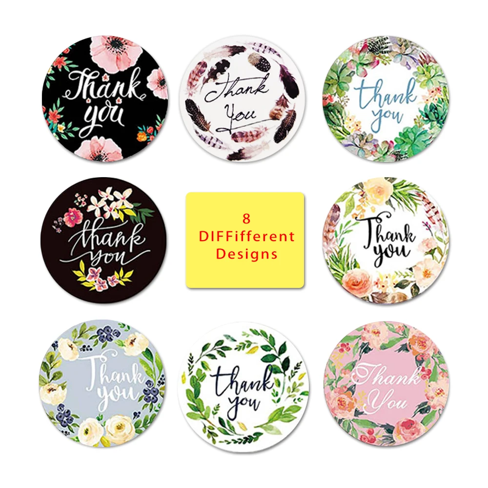 500pcs / roll 8 styles round floral thanks sticker seal label scrapbook wedding stickers decorative sticker stationery stickers
500pcs / roll 8 styles round floral thanks sticker seal label scrapbook wedding stickers decorative sticker stationery stickers