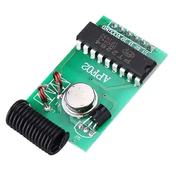 LEORY DC3-9V 315MHz/433MHZ Wireless Receiver Module High Power RF Wireless Transmission Receiving Board Circuits
LEORY DC3-9V 315MHz/433MHZ Wireless Receiver Module High Power RF Wireless Transmission Receiving Board Circuits