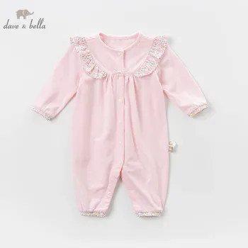 DB13111 Dave bella spring new born baby girls fashion floral bow jumpsuits infant toddler clothes children romper 1 piece 
DB13111 Dave bella spring new born baby girls fashion floral bow jumpsuits infant toddler clothes children romper 1 piece