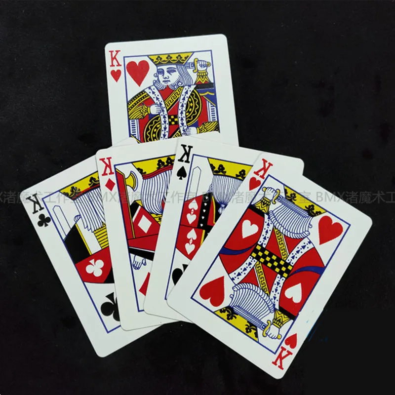King's Back Behind the King (Original Bycicle) Card Magic Tricks Magic Game Props Illusions Fun Magician Deck Close up Magia
King's Back Behind the King (Original Bycicle) Card Magic Tricks Magic Game Props Illusions Fun Magician Deck Close up Magia
