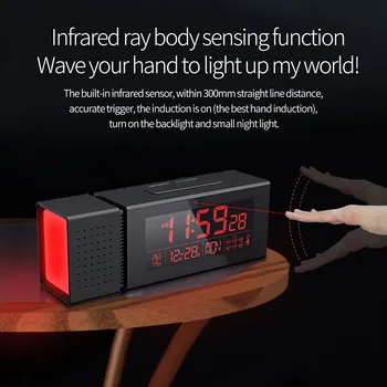 Creative LED Clock Multifunctional Family Bedroom LED Digital Luminous Alarm Clock Home Portable Clock Built-In Fm Radio 
Creative LED Clock Multifunctional Family Bedroom LED Digital Luminous Alarm Clock Home Portable Clock Built-In Fm Radio