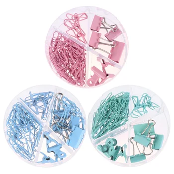 3 Box File Binder Clips Ordinary Long Tail Clips Stationery Combination Set with Storage Plastic Box for Office School Home (Mix
3 Box File Binder Clips Ordinary Long Tail Clips Stationery Combination Set with Storage Plastic Box for Office School Home (Mix