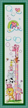 SG043 Height Chart Table With Length Scale Cross Stitch Craft for Baby Cross stich Kit Package Embroidery Set Counted Kits
SG043 Height Chart Table With Length Scale Cross Stitch Craft for Baby Cross stich Kit Package Embroidery Set Counted Kits