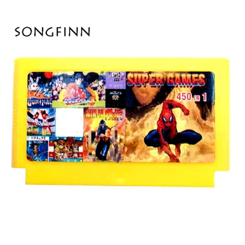 Top Quality Super Games 450 in 1 for 60 Pin 8 Bit Video Game Console Retro Classic Card
Top Quality Super Games 450 in 1 for 60 Pin 8 Bit Video Game Console Retro Classic Card