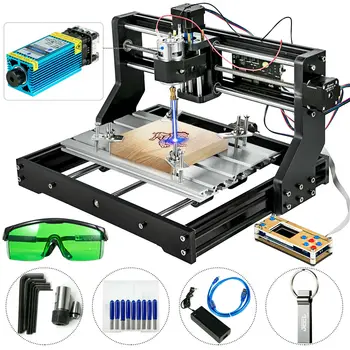 CNC 3018 Pro 2500MW 300×180×40mm CNC Machine GRBL Control Mini Laser Engraver with Offline Controller 3 Axis Laser Engraving
CNC 3018 Pro 2500MW 300×180×40mm CNC Machine GRBL Control Mini Laser Engraver with Offline Controller 3 Axis Laser Engraving