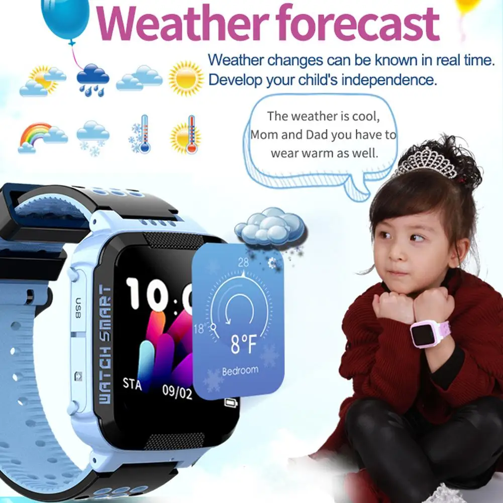 Z6 Children Kids Smart Watch IP67 Waterproof 2G SIM Card GPS Tracker Camera SOS Call Location Smart Watch Phone For IOS Android
Z6 Children Kids Smart Watch IP67 Waterproof 2G SIM Card GPS Tracker Camera SOS Call Location Smart Watch Phone For IOS Android
