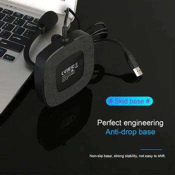 Plug And Play With Mute Button Gaming USB Desktop Microphone Computer Omnidirectional Condenser 360 Gooseneck Noise Reduction
Plug And Play With Mute Button Gaming USB Desktop Microphone Computer Omnidirectional Condenser 360 Gooseneck Noise Reduction
