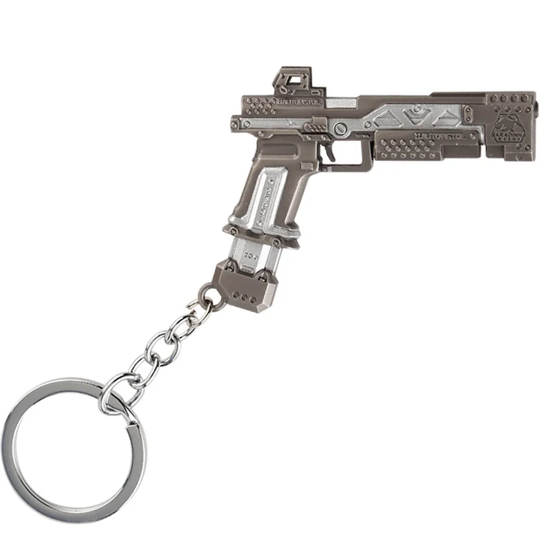 Game APEX Legends creative Keychains Gun Models Metal Pendant Key Chain Evil Spirit Dagger Keyrings Key Holder llaveros
Game APEX Legends creative Keychains Gun Models Metal Pendant Key Chain Evil Spirit Dagger Keyrings Key Holder llaveros