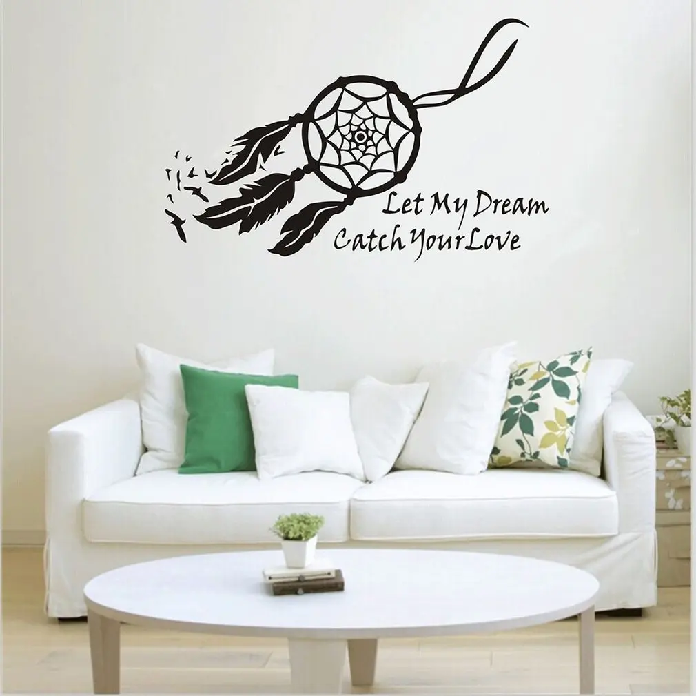 Romantic Dreamcatcher Wall Stickers Decals Removable Living Room Bedroom Home Decals DIY Art Decoration 
Romantic Dreamcatcher Wall Stickers Decals Removable Living Room Bedroom Home Decals DIY Art Decoration