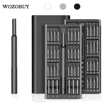 WOZOBUY Screwdriver Set 63 in 1 Precision Screwdriver Set Magnetic Torx Slotted Phillips Screw Driver Repair Tool Kit with Case
WOZOBUY Screwdriver Set 63 in 1 Precision Screwdriver Set Magnetic Torx Slotted Phillips Screw Driver Repair Tool Kit with Case
