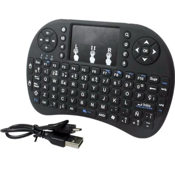 Basix 2.4G Mini USB Wireless Keyboard Touchpad Air Mouse Gaming Keypad for Android Windows Tv Box PC Laptop Smart Phone
Basix 2.4G Mini USB Wireless Keyboard Touchpad Air Mouse Gaming Keypad for Android Windows Tv Box PC Laptop Smart Phone