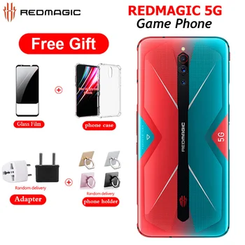 US Version Nubia RedMagic 5G Game Mobile Phone 8/12GB RAM 128/256GB ROM Snapdragon865 6.65"64MP 4500mAh NFC Android10 Smartphone
US Version Nubia RedMagic 5G Game Mobile Phone 8/12GB RAM 128/256GB ROM Snapdragon865 6.65"64MP 4500mAh NFC Android10 Smartphone