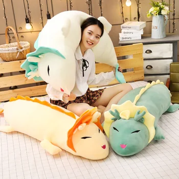 1pc 90-130CM Cute White Dragon Plush Toys Cartoon Simulation Animal Lying Dinosaur Pillow kawaii Birthday Gift for Children
1pc 90-130CM Cute White Dragon Plush Toys Cartoon Simulation Animal Lying Dinosaur Pillow kawaii Birthday Gift for Children