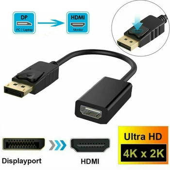Mayitr 1pc 4K*2K 1080P DP to HDMI Adapter Display Port Male To HDMI Female Cable Converter Adaptor For Projector Laptop TV
Mayitr 1pc 4K*2K 1080P DP to HDMI Adapter Display Port Male To HDMI Female Cable Converter Adaptor For Projector Laptop TV