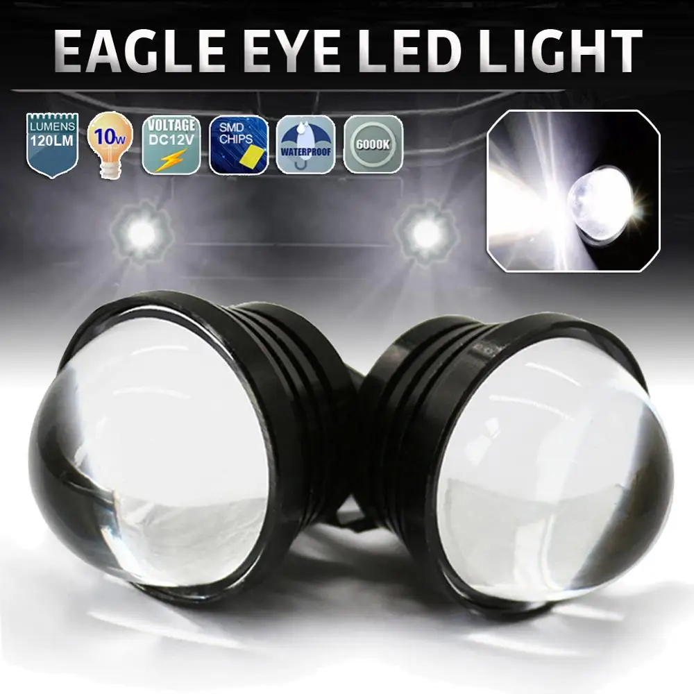2PCS 12V Eagle Eye Lamp LED DRL Fog Daytime Running Car Light Tail Light Backup Parking Signal Lamp Waterproof Led Light
2PCS 12V Eagle Eye Lamp LED DRL Fog Daytime Running Car Light Tail Light Backup Parking Signal Lamp Waterproof Led Light