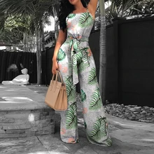 Summer Women Elegant Causal Tied Detail Office Lady Overalls Playsuit Print Wide Leg Jumpsuit Sexy Off Shoulder Romper Bodysuit
Summer Women Elegant Causal Tied Detail Office Lady Overalls Playsuit Print Wide Leg Jumpsuit Sexy Off Shoulder Romper Bodysuit