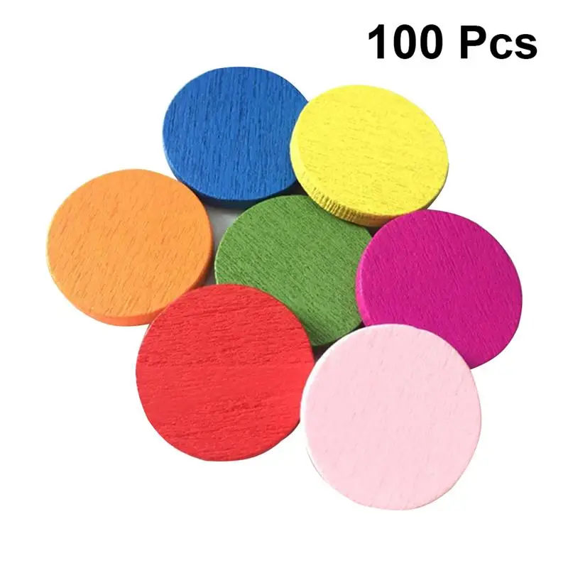 100pcs Round Wood Piece Math Toys Colorful Educational Tools Pupils Mathematics Teaching Aids for Kid Child (Mixed Color)
100pcs Round Wood Piece Math Toys Colorful Educational Tools Pupils Mathematics Teaching Aids for Kid Child (Mixed Color)