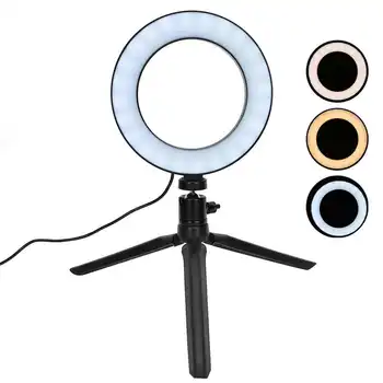LED Live Streaming Light Dimmable Selfie Ring Light Camera Circle Fill Light with Tripod akeup Mirror Lights
LED Live Streaming Light Dimmable Selfie Ring Light Camera Circle Fill Light with Tripod akeup Mirror Lights