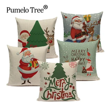 Merry Christmas Decorative Santa Claus Throw Pillow Case Happy New Year Lovely Deer Christmas Decorations Free Shipping Navidad
Merry Christmas Decorative Santa Claus Throw Pillow Case Happy New Year Lovely Deer Christmas Decorations Free Shipping Navidad