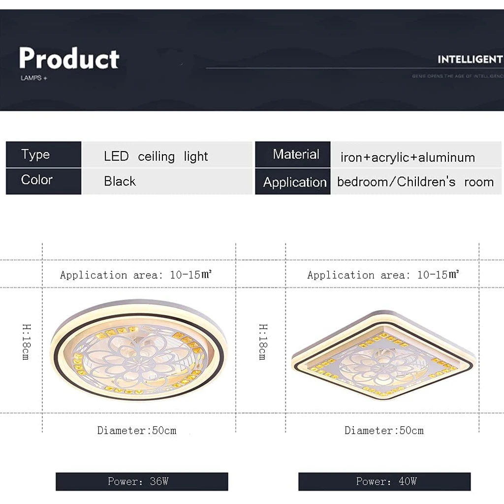 LED Silent Ceiling Fan Light with Lamp and Remote Control Dimmable Chandelier Invisible Fans Children's Room Bedroom Lighting LED Silent Ceiling Fan Light with Lamp and Remote Control Dimmable Chandelier Invisible Fans Children's Room Bedroom Lighting