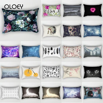 Beauty Flower Feather Moon Cat Cushion Cover Rectangular Bedroom Cushion Cover Bird Pattern Small Travel Cushion Cover 50 * 30cm
Beauty Flower Feather Moon Cat Cushion Cover Rectangular Bedroom Cushion Cover Bird Pattern Small Travel Cushion Cover 50 * 30cm