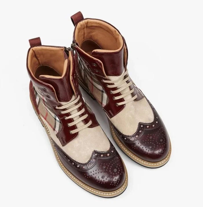 Men's Shoes Fashionable Pu Leather Lace-up Boots Handmade Casual Formal Stylish Winter Martin Boots Zapatos De Hombre 4M910
Men's Shoes Fashionable Pu Leather Lace-up Boots Handmade Casual Formal Stylish Winter Martin Boots Zapatos De Hombre 4M910